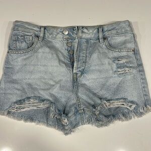 Pacsun high rise festival Jean shorts size 28